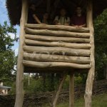 Dřevěné stavby skanzenu Dřevěné stavby skanzenu
