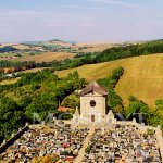 hřbitov Střílky ze střechy kostela