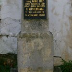 náhrobek - pomníček Josefa Klostermanna ve Stachách