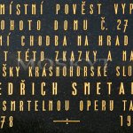 cedulka na domě č.p. 27 cedulka na domě č.p. 27