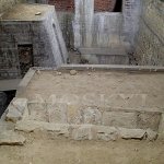 chodba ze sv. Bartoloměje do sv. Víta s hrobem duchovního chodba ze sv. Bartoloměje do sv. Víta s hrobem duchovního