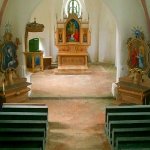 interiér kostela sv. Máří Magdaleny na velhartickém hřbitově interiér kostela sv. Máří Magdaleny na velhartickém hřbitově