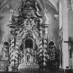 historická fotografie interiéru skokovského poutního kostela historická fotografie interiéru skokovského poutního kostela