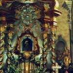 historická fotografie interiéru skokovského poutního kostela historická fotografie interiéru skokovského poutního kostela