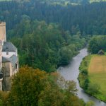 pohled z věže Jakobínky na Nový hrad pohled z věže Jakobínky na Nový hrad