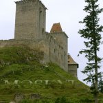 Příchod ke hradu Kašperk Příchod ke hradu Kašperk