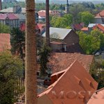 Žatecké komíny - pohled z Chmelového majáku Žatecké komíny - pohled z Chmelového majáku