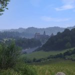 Pohled na Sázavský klášter ve hře Pohled na Sázavský klášter ve hře