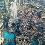 Pohled na Dubaj ze 124 patra Pohled na Dubaj ze 124 patra