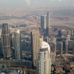 Pohled na Dubaj ze 124 patra Pohled na Dubaj ze 124 patra